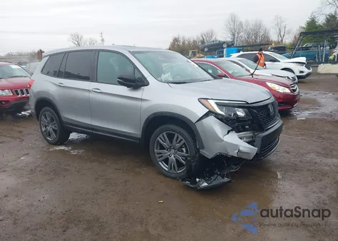 2021 Honda Passport Awd Ex-L из США, поврежденный, VIN 5FNYF8H59MB017130